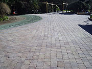 Paving stones driveway