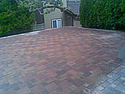 Brick driveway