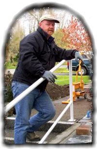 Talfan the paving Stone guy