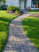 Interlocking Brick Pathway
